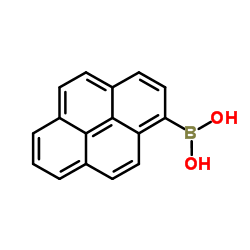1-芘硼酸结构式