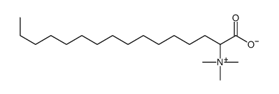 2-(trimethylammonio)hexadecanoate Structure
