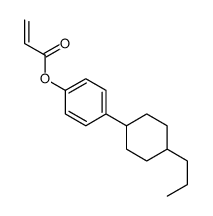[4-(4-propylcyclohexyl)phenyl] prop-2-enoate Structure
