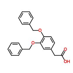 2-(3,4-双(苄氧基)苯基)乙酸结构式