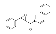 (2R,3S)-N-methyl-3-phenyl-N-[(Z)-2-phenylethenyl]oxirane-2-carboxamide结构式
