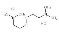 2,2'-DITHIO-BIS[N,N-DIMETHYL]ETHANEAMINE DIHYDROCHLORIDE Structure
