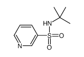 N-叔丁基吡啶-3-磺酰胺结构式