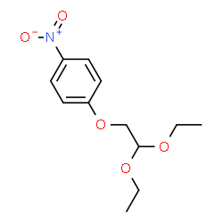 2-(4-Nitrophenoxy)acetaldehyde diethylacetal Structure