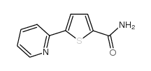 5-(2-吡啶基)噻吩-2-羧胺结构式