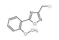 3-(氯甲基)-5-(2-甲氧基苯基)-1,2,4-氧二唑结构式