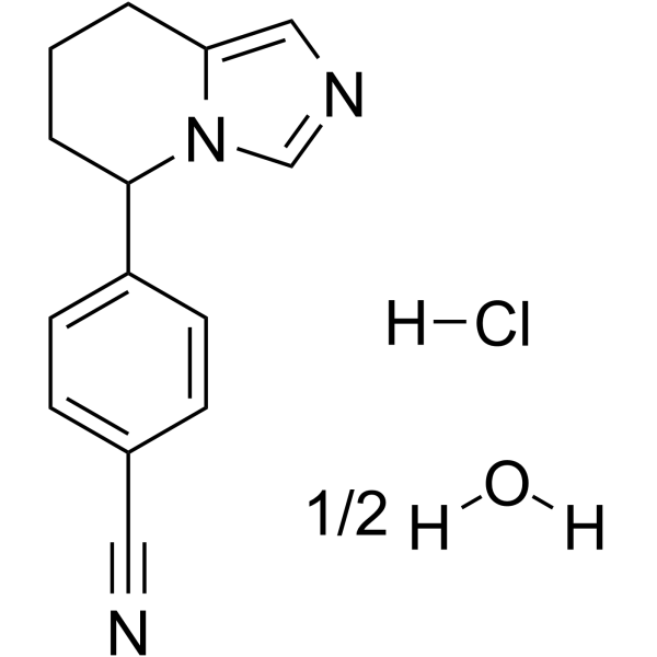 Fadrozole Hydrochloride Hemihydrat Structure