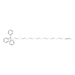 Trityl-PEG8-azide structure