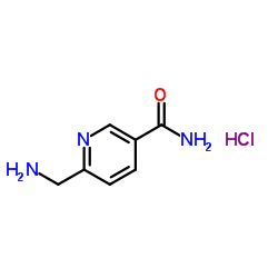 6-(Aminomethyl)nicotinamide hydrochloride (1:1) Structure