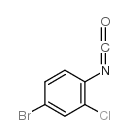 异氰酸4-溴-2-氯苯酯结构式