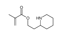 Methacrylic acid 2-piperidinoethyl ester Structure