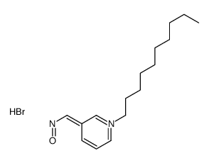 N-[(1-decylpyridin-1-ium-3-yl)methylidene]hydroxylamine,bromide结构式