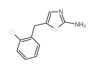 5-(2-氯-苄基)-噻唑-2-胺结构式