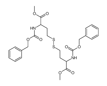 Dimethyl (2RS,2'RS)-N,N'-bis(benzyloxycarbonyl)homocysteinate Structure