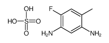4-氟-6-甲基-M-苯二胺硫酸盐结构式