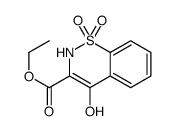 4-羟基-2H-苯并[e][1,2]噻嗪-3-羧酸乙酯1,1-二氧化物结构式