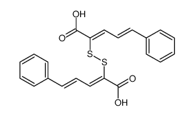 2,2'-Dithiobis-3-styrylacrylsaeure Structure