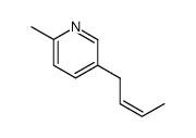 (Z)-5-(but-2-enyl)-2-methylpyridine Structure