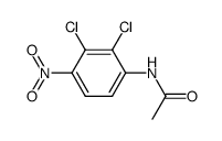 2,3-dichloro-4-nitroacetanilide结构式