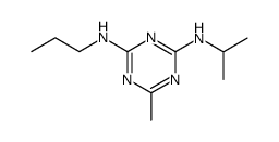N-isopropyl-6-methyl-N'-propyl-[1,3,5]triazine-2,4-diamine Structure