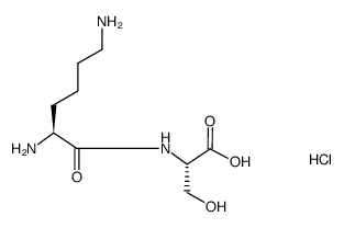 H-Lys-Ser-OH · HCl Structure