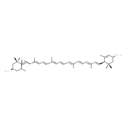 .beta.,.epsilon.-Carotene-3,3-diol, 5,8-epoxy-5,8-dihydro-, (3S,3R,5R,6R,8S)- Structure