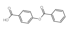 4-苯甲酰氧基苯甲酸结构式