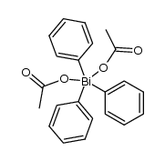 bis(acetato-O)triphenylbismuth(V)结构式