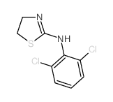 2-Thiazolamine,N-(2,6-dichlorophenyl)-4,5-dihydro- Structure