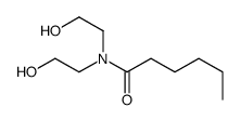 N,N-bis(2-hydroxyethyl)hexanamide结构式