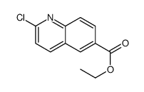 2-氯喹啉-6-羧酸乙酯结构式