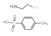 2-aminoethanethiol p-toluenesulfonate Structure