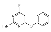 2-氨基-4-氟-6-苯氧基嘧啶结构式