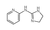 2-Pyridinamine,N-(4,5-dihydro-1H-imidazol-2-yl)-结构式