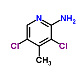 3,5-Dichloro-4-methyl-2-pyridinamine Structure