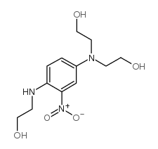2,2'-[4-(2-羟基乙氨基)-3-硝基苯亚氨基]二乙醇胺结构式