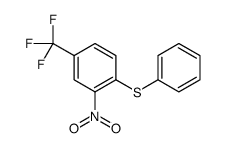 alpha,alpha,alpha-trifluoro-3-nitro-4-(phenylthio)toluene Structure