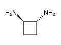 (+/-)-trans-cyclobutane-1,2-diamine Structure