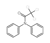 Acetamide, 2,2,2-trichloro-N,N-diphenyl- Structure