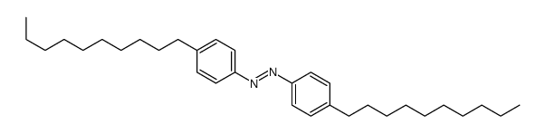 bis(4-decylphenyl)diazene Structure