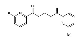 1,5-bis(6-bromo-2-pyridyl)-1,5-dioxopentane结构式