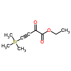 Ethyl 2-oxo-4-(trimethylsilyl)-3-butynoate结构式