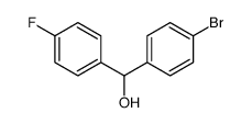 (4-Bromophenyl)(4-fluorophenyl)Methanol结构式