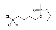 1,1,1-trichloro-5-(ethoxy-methyl-phosphoryl)oxy-pentane结构式