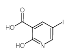 2-羟基-5-碘烟酸结构式