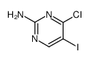 2-氨基-4-氯-5-碘嘧啶结构式