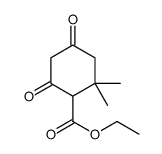 ethyl 2,2-dimethyl-4,6-dioxocyclohexanecarboxylate结构式