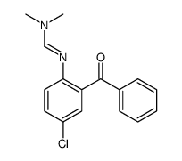 5-氯-2-(((二甲氨基)亚甲基)氨基)二苯甲酮结构式
