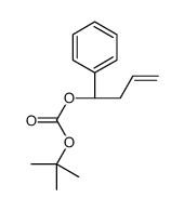 tert-butyl [(1R)-1-phenylbut-3-enyl] carbonate结构式