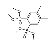 tetramethyl (4,5-dimethyl-o-phenylene)bisphosphonate Structure